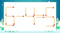 【マッチ棒クイズ】1本だけ動かして正しい式に：6-4=5？