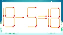 【マッチ棒クイズ】1本だけ動かして正しい式に：19-5=18？