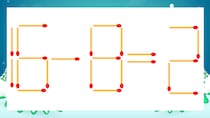 【マッチ棒クイズ】1本だけ動かして正しい式に：16-8=2？