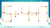 【マッチ棒クイズ】1本だけ動かして正しい式に：15+4=17？