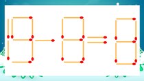 【マッチ棒クイズ】1本だけ動かして正しい式に：19-8=8？