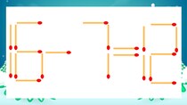 【マッチ棒クイズ】1本だけ動かして正しい式に：16-7=12？