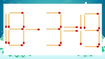 【マッチ棒クイズ】1本だけ動かして正しい式に：18-3=19？