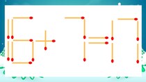 【マッチ棒クイズ】1本だけ動かして正しい式に：16+7=17？