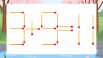 【マッチ棒クイズ】1本だけ動かして正しい式に：3+9=11？