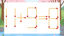 【マッチ棒クイズ】1本だけ動かして正しい式に：11+9=8？