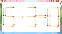 【マッチ棒クイズ】1本だけ動かして正しい式に：15-3=10？