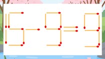 【マッチ棒クイズ】1本だけ動かして正しい式に：15-9=9？