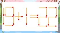 【マッチ棒クイズ】1本だけ動かして正しい式に：19+1=22？