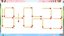 【マッチ棒クイズ】1本だけ動かして正しい式に：19+0=23？