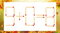 【マッチ棒クイズ】1本だけ動かして正しい式に：9＋0＝8？