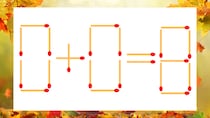 【マッチ棒クイズ】1本だけ動かして正しい式に：0＋0＝8？
