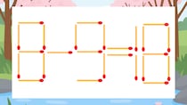 【マッチ棒クイズ】1本だけ動かして正しい式に：8-9=18？