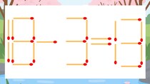 【マッチ棒クイズ】1本だけ動かして正しい式に：18-3=13？