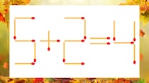 【マッチ棒クイズ】1本だけ動かして正しい式に：5＋2＝4？