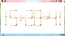 【マッチ棒クイズ】1本だけ動かして正しい式に：15+28=41？