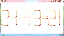 【マッチ棒クイズ】1本だけ動かして正しい式に：24-13=21？