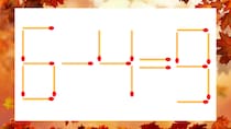 【マッチ棒クイズ】1本だけ動かして正しい式に：6−4＝9？