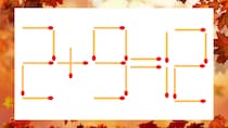 【マッチ棒クイズ】1本だけ動かして正しい式に：2＋9＝12？
