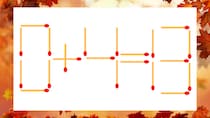【マッチ棒クイズ】1本だけ動かして正しい式に：0＋4＝13？