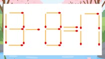 【マッチ棒クイズ】1本だけ動かして正しい式に：13-8=17？