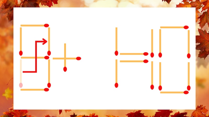 【マッチ棒クイズ】1本だけ動かして正しい式に：6+1=10？の正解画像