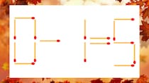 【マッチ棒クイズ】1本だけ動かして正しい式に：0-1=5？