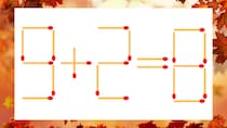 【マッチ棒クイズ】1本だけ動かして正しい式に：9+2=8？