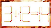 【マッチ棒クイズ】1本だけ動かして正しい式に：3+12=14？