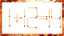 【マッチ棒クイズ】1本だけ動かして正しい式に：1+12=14？