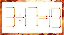 【マッチ棒クイズ】1本だけ動かして正しい式に：3+17=19？
