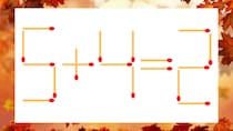 【マッチ棒クイズ】1本だけ動かして正しい式に：5+4=2？