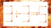 【マッチ棒クイズ】1本だけ動かして正しい式に：3+3=5？