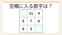 【数字パズル】秒で解けたら数学センスあり！3×3の和パズル