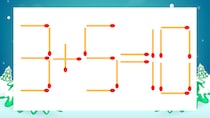 【マッチ棒クイズ】1本だけ動かして正しい式に：3+5=10？