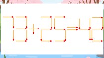 【マッチ棒クイズ】1本だけ動かして正しい式に：73+25=42？
