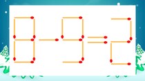 【マッチ棒クイズ】1本だけ動かして正しい式に：8-9=2？