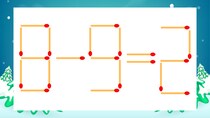 【マッチ棒クイズ】1本だけ動かして正しい式に：8-9=2？