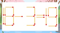 【マッチ棒クイズ】1本だけ動かして正しい式に：18-3=19？