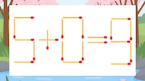 【マッチ棒クイズ】1本だけ動かして正しい式に：5+0=9？
