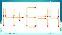 【マッチ棒クイズ】1本だけ動かして正しい式に：14+6=14？