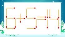 【マッチ棒クイズ】1本だけ動かして正しい式に：6+5=14？