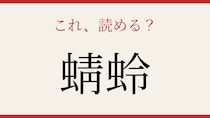 【難読漢字】これが読めたら博識！水辺を飛ぶあの昆虫