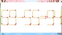 【マッチ棒クイズ】1本だけ動かして正しい式に：69-55=94？