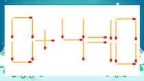 【マッチ棒クイズ】1本だけ動かして正しい式に：0+4=10？