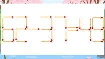 【マッチ棒クイズ】1本だけ動かして正しい式に：62-37=49？