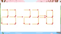 【マッチ棒クイズ】1本だけ動かして正しい式に：23-23=8？