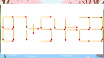 【マッチ棒クイズ】1本だけ動かして正しい式に：87+54=23？