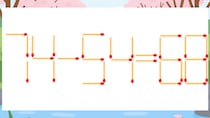 【マッチ棒クイズ】1本だけ動かして正しい式に：74-54=68？