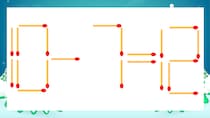 【マッチ棒クイズ】1本だけ動かして正しい式に：10-7=12？